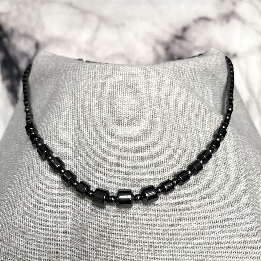 Chrome Colored Bead Necklace